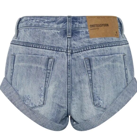 One Teaspoon Denim Shorts NWT - Picture 2 of 9